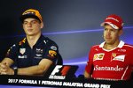 Max Verstappen (Red Bull) und Sebastian Vettel (Ferrari) 