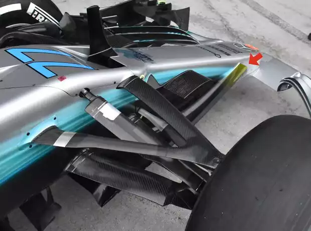 Mercedes W08: Frontpartie Titel-Bild zur News: Mercedes W08: Frontpartie