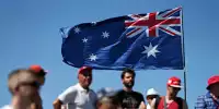 Fans mit Flagge in Australien
