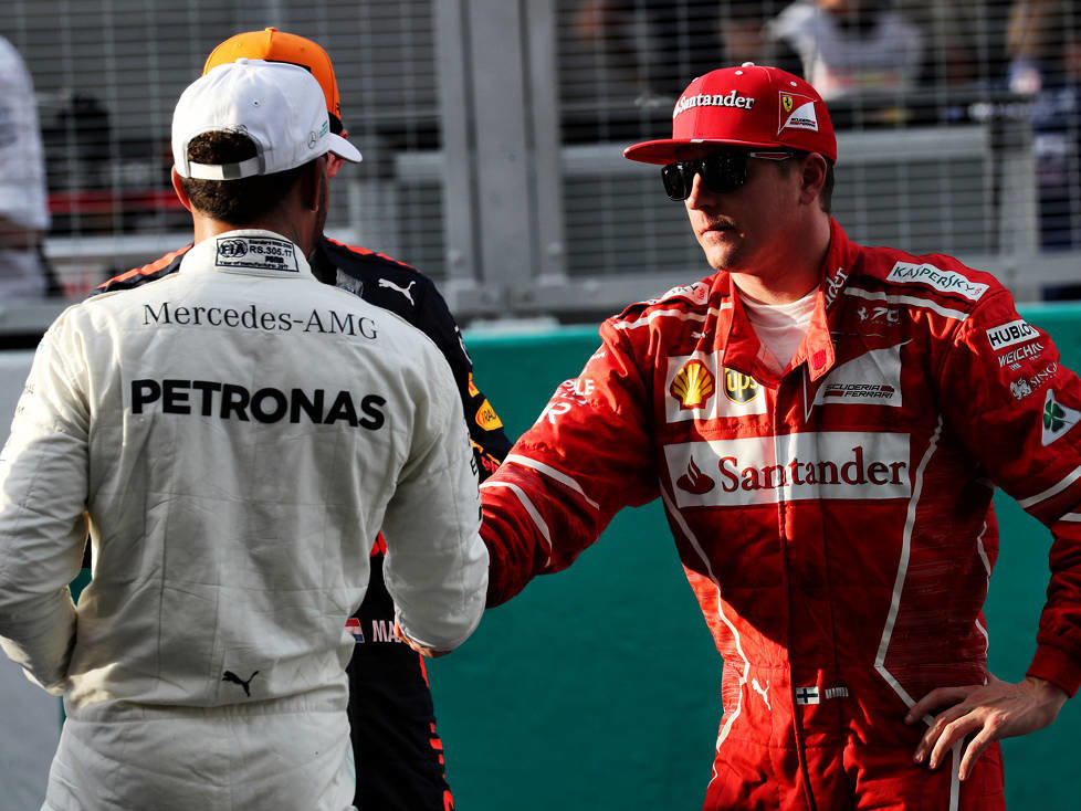 Lewis Hamilton, Kimi Räikkönen
