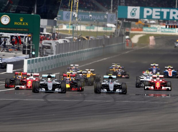 Titel-Bild zur News: Lewis Hamilton, Nico Rosberg, Sebastian Vettel, Daniel Ricciardo, Max Verstappen