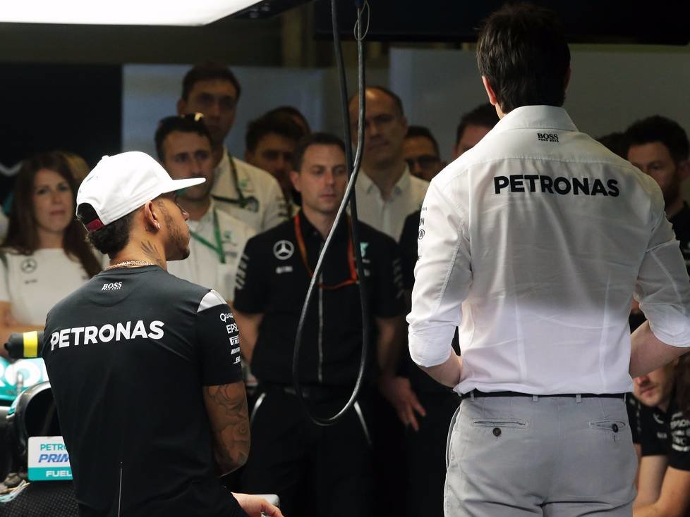 Lewis Hamilton, Toto Wolff