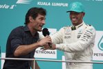 Mark Webber und Lewis Hamilton (Mercedes) 