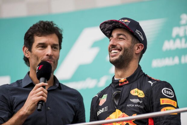 Mark Webber Daniel Ricciardo Red Bull Red Bull Racing F1 ~Mark Webber und Daniel Ricciardo (Red Bull) ~ 