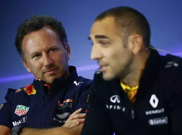 Titel-Bild zur News: Christian Horner, Cyril Abiteboul