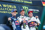 Timmy Hansen, Mattias Ekström und Toomas Heikkinen 