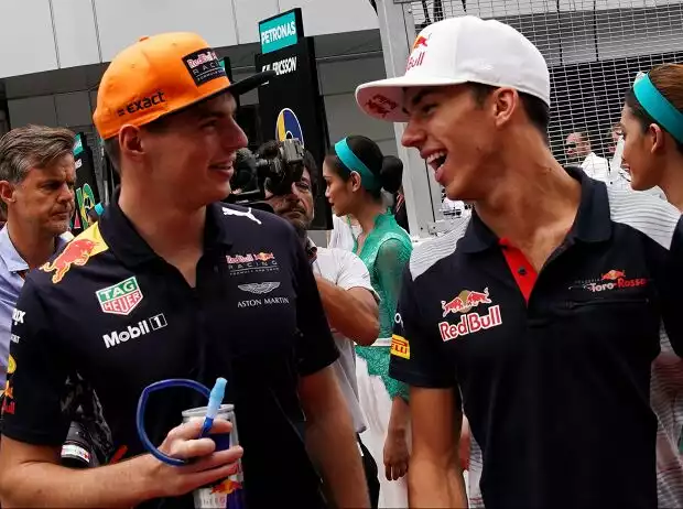 Max Verstappen, Pierre Gasly Titel-Bild zur News: Max Verstappen, Pierre Gasly