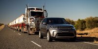 Bild zum Inhalt: Land Rover Discovery Test extrem: 110 Tonnen Anhängelast
