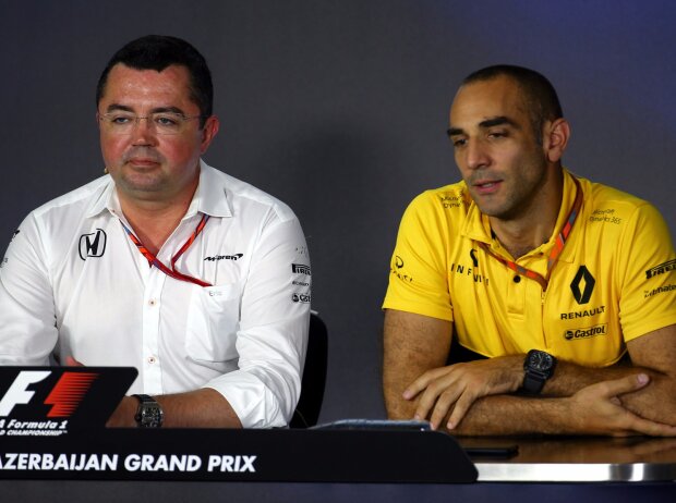 Eric Boullier, Cyril Abiteboul Eric Boullier, Cyril Abiteboul