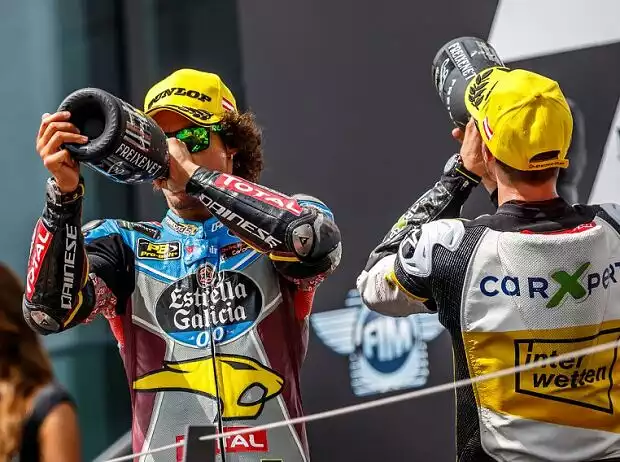 Franco Morbidelli, Thomas Lüthi Titel-Bild zur News: Franco Morbidelli, Thomas Lüthi