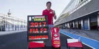 Bild zum Inhalt: Formel-2-Meister Leclerc widmet Titel verstorbenem Vater