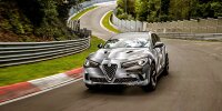 Bild zum Inhalt: Alfa Romeo Stelvio holt Nordschleifen-Rekord für Serien-SUV