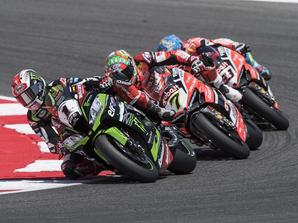 Jonathan Rea, Chaz Davies, Marco Melandri