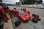 Giancarlo Fisichella, Toni Vilander und Alessandro Pier Guidi (AF Corse) 