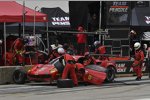 Giancarlo Fisichella, Toni Vilander und Alessandro Pier Guidi (AF Corse) 