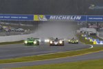 Simon Pagenaud, Juan Pablo Montoya, Scott Sharp und Ryan Dalziel 