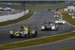 Mathias Beche (Rebellion), Nick Heidfeld und Gustavo Menezes (Alpine) 