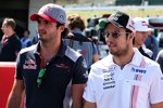 Carlos Sainz (Toro Rosso) und Sergio Perez (Force India) 