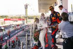 Max Verstappen (Red Bull), Lewis Hamilton (Mercedes) und Daniel Ricciardo (Red Bull) 