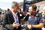 Chase Carey und Christian Horner 