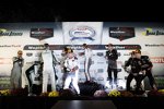 Daniel Morad, Michael Christensen (Porsche), Connor de Phillippi und Christopher Mies 