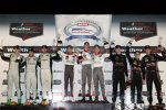 Daniel Morad, Michael Christensen (Porsche), Connor de Phillippi und Christopher Mies 