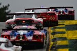 Alessandro Balzan, Christina Nielsen, Gianmaria Bruni, Laurens Vanthoor und Earl Bamber (Porsche) 