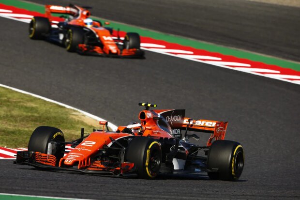 Stoffel Vandoorne Fernando Alonso McLaren McLaren Honda F1 ~Stoffel Vandoorne (McLaren) und Fernando Alonso (McLaren) ~ 