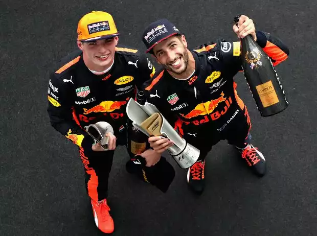 Max Verstappen, Daniel Ricciardo Titel-Bild zur News: Max Verstappen, Daniel Ricciardo