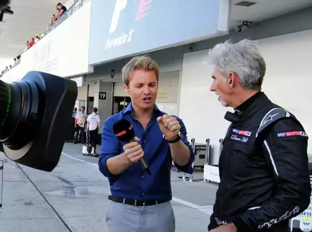 Nico Rosberg und Damon Hill Titel-Bild zur News: Nico Rosberg und Damon Hill
