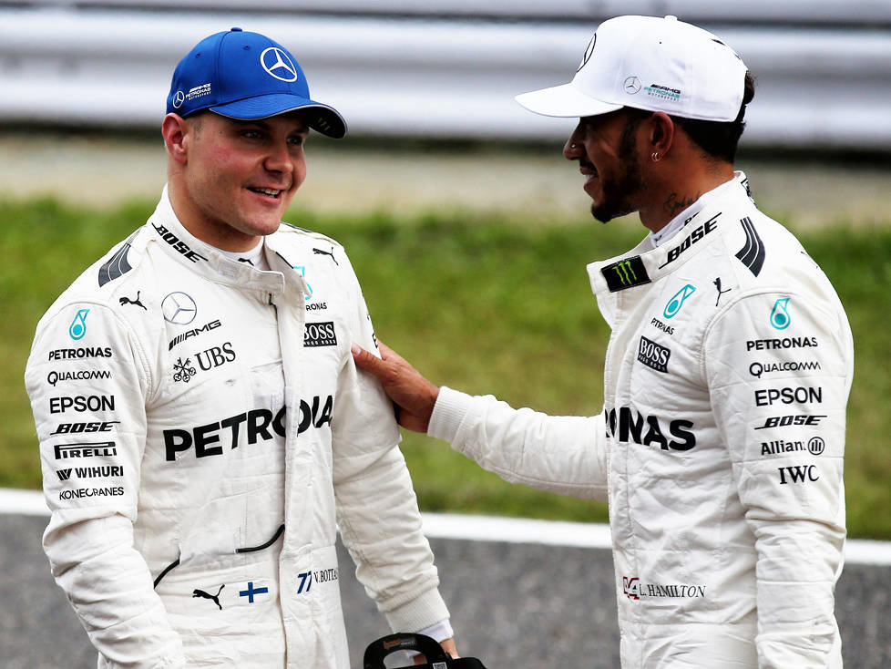 Valtteri Bottas, Lewis Hamilton