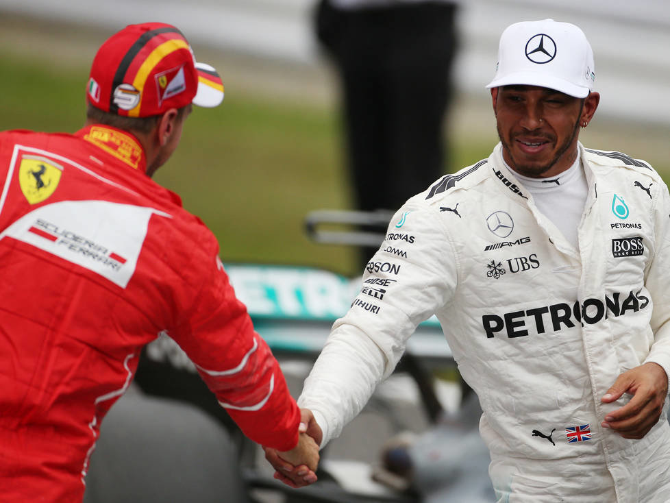 Sebastian Vettel, Lewis Hamilton