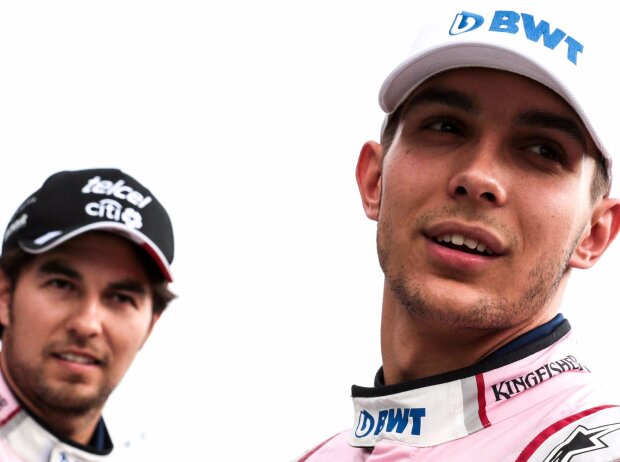 Sergio Perez, Esteban Ocon Sergio Perez, Esteban Ocon