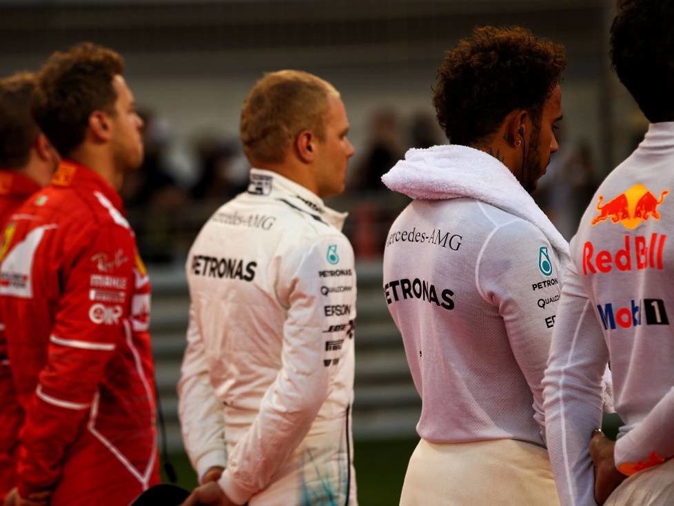 Lewis Hamilton, Valtteri Bottas, Hymne