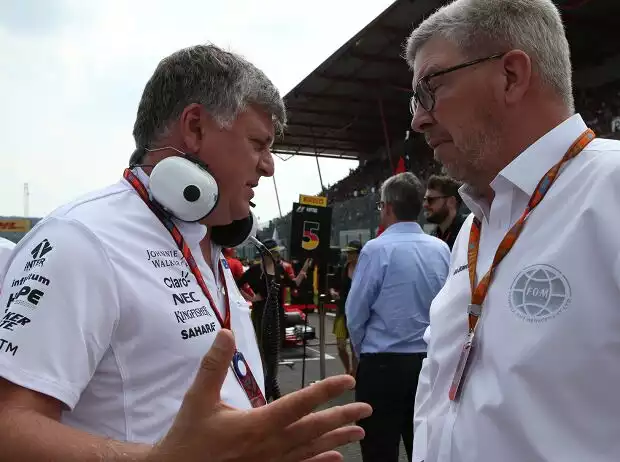 Otmar Szafnauer, Ross Brawn Titel-Bild zur News: Otmar Szafnauer, Ross Brawn