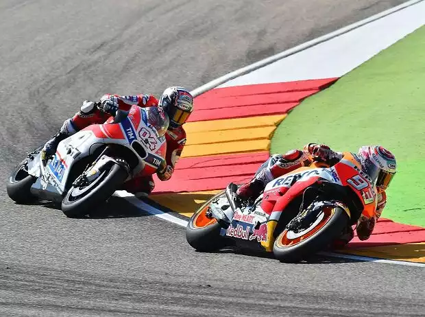 Titel-Bild zur News: Marc Marquez, Andrea Dovizioso