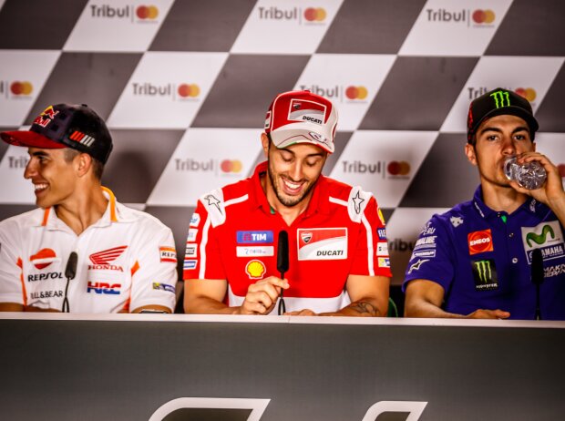 Marc Marquez, Andrea Dovizioso, Maverick Vinales