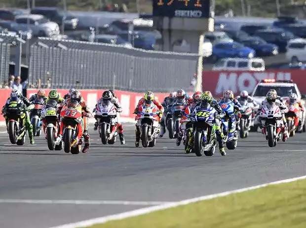 MotoGP Start in Motegi Titel-Bild zur News: MotoGP Start in Motegi