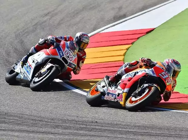 Marc Marquez, Andrea Dovizioso Titel-Bild zur News: Marc Marquez, Andrea Dovizioso