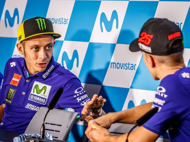 Valentino Rossi, Maverick Vinales Valentino Rossi, Maverick Vinales