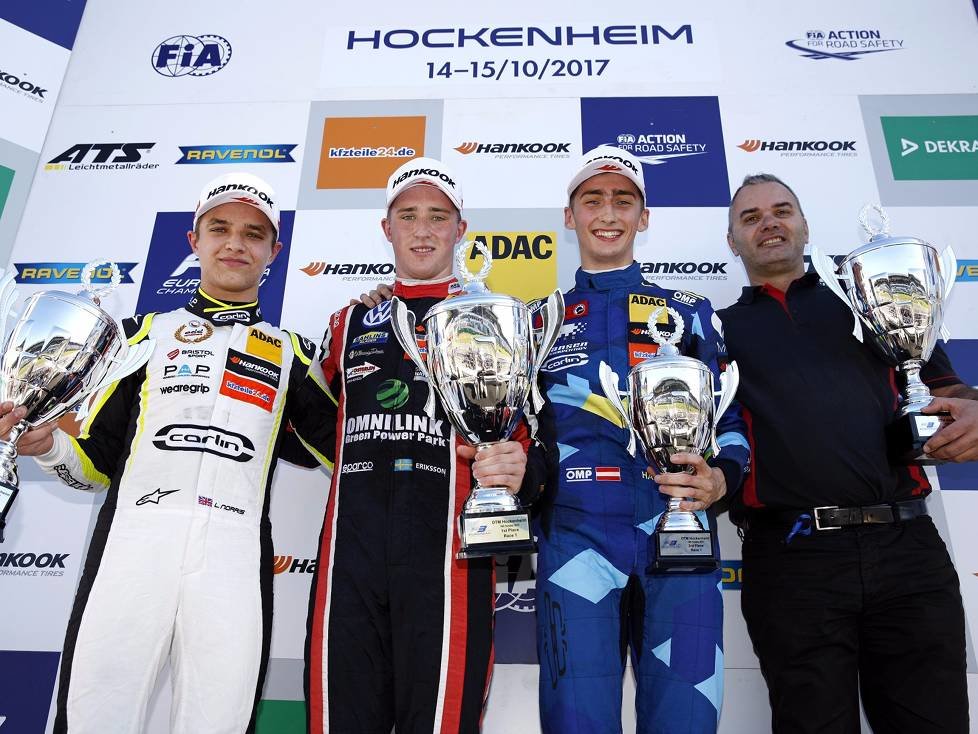 Lando Norris, Joel Eriksson, Ferdinand Habsburg