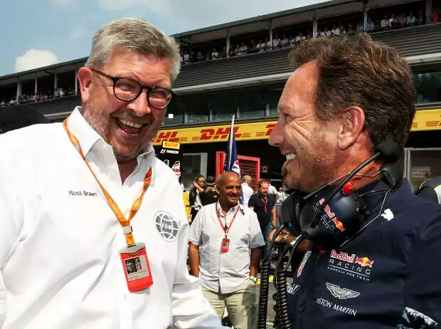 Ross Brawn, Christian Horner Titel-Bild zur News: Ross Brawn, Christian Horner
