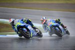 Andrea Iannone vor Alex Rins 