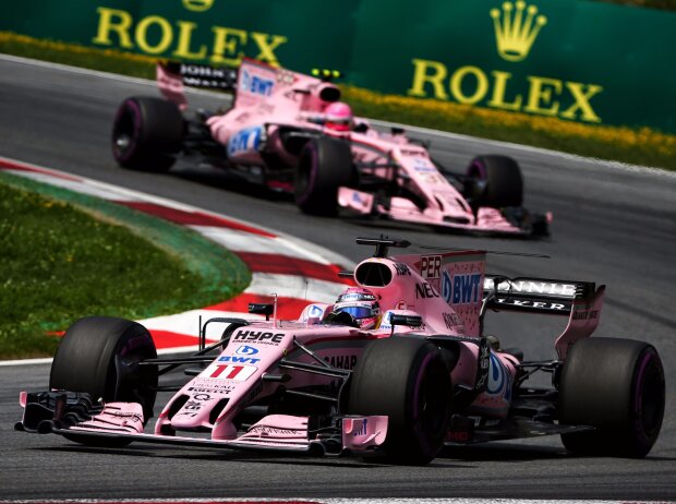 Sergio Perez, Esteban Ocon