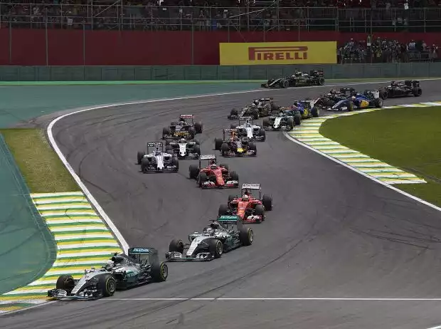 Nico Rosberg, Lewis Hamilton, Sebastian Vettel, Kimi Räikkönen, Valtteri Bottas Titel-Bild zur News: Nico Rosberg, Lewis Hamilton, Sebastian Vettel, Kimi Räikkönen, Valtteri Bottas