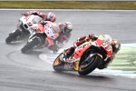 Marc Marquez vor Andrea Dovizioso und  Danilo Petrucci 