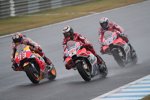 Marc Marquez (Honda), Jorge Lorenzo (Ducati) und Andrea Dovizioso (Ducati) 