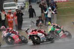 Danilo Petrucci (Pramac) und Jorge Lorenzo (Ducati) 