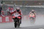 Andrea Dovizioso (Ducati) und Marc Marquez (Honda) 