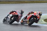 Marc Marquez (Honda) und Andrea Dovizioso (Ducati) 